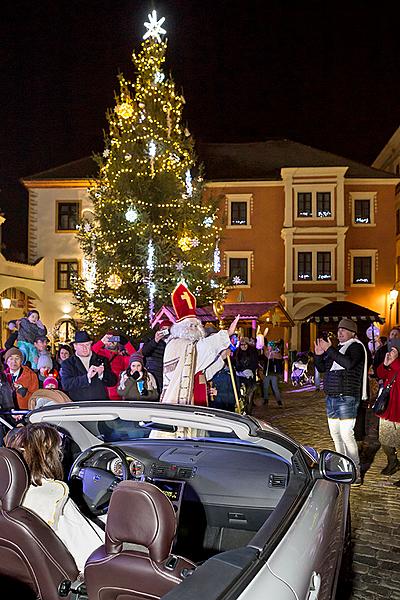 Nikolausbescherung 5.12.2018, Advent und Weihnachten in Český Krumlov