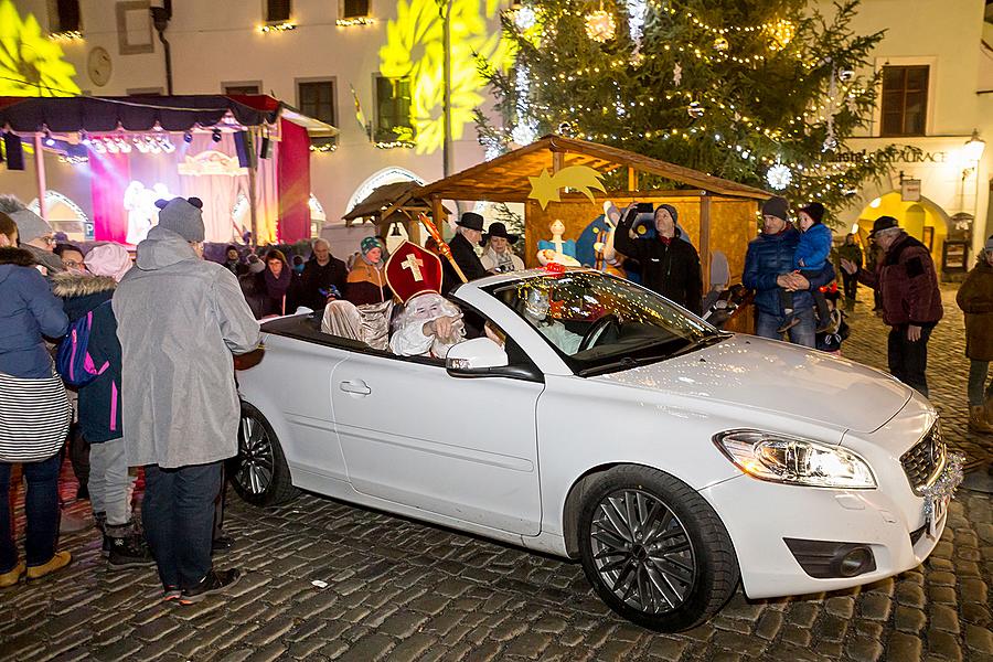 Nikolausbescherung 5.12.2018, Advent und Weihnachten in Český Krumlov