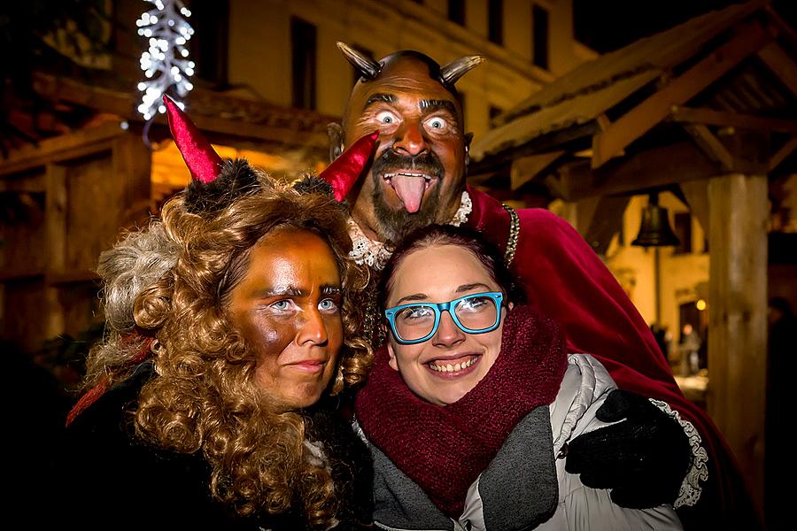 Nikolausbescherung 5.12.2018, Advent und Weihnachten in Český Krumlov