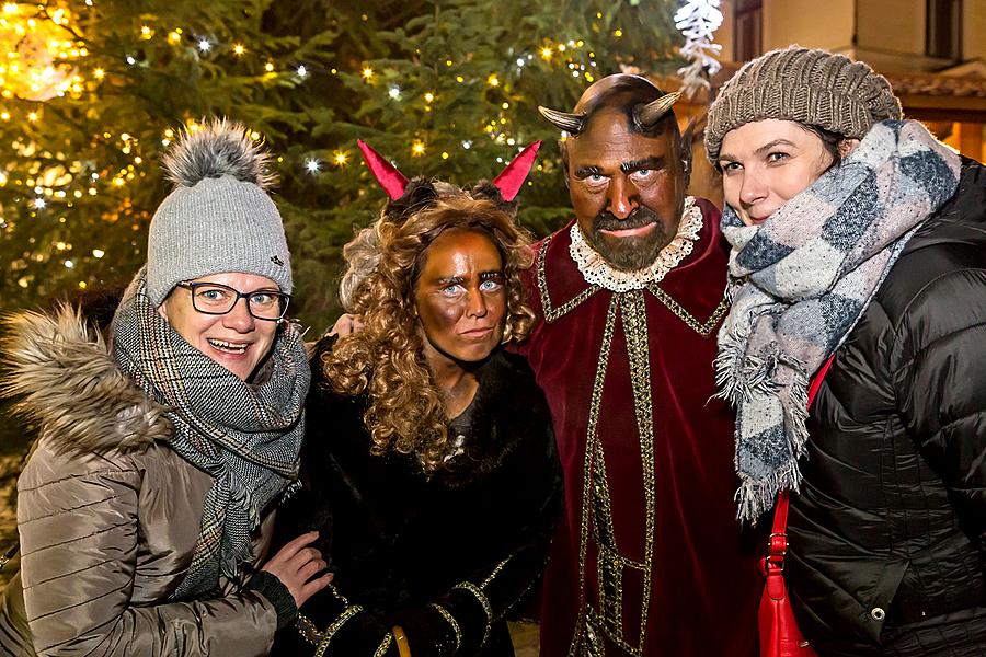 Nikolausbescherung 5.12.2018, Advent und Weihnachten in Český Krumlov