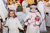 Angelic Procession Through Town Český Krumlov 7.12.2018, photo by: Lubor Mrázek