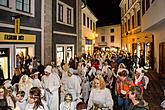 Angelic Procession Through Town Český Krumlov 7.12.2018, photo by: Lubor Mrázek