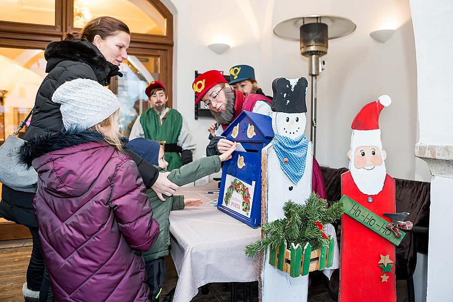 Jesuleins Postamt Zum Goldenen Engel und Ankunft der Weißen Frau, 9.12.2018