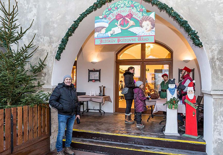 Jesuleins Postamt Zum Goldenen Engel und Ankunft der Weißen Frau, 9.12.2018