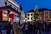 Jesuleins Postamt Zum Goldenen Engel und Ankunft der Weißen Frau, 9.12.2018, Foto: Lubor Mrázek