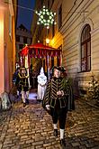 Baby Jesus Postal Office at U Zlatého Anděla and arrival of the White Lady, 9.12.2018, photo by: Lubor Mrázek