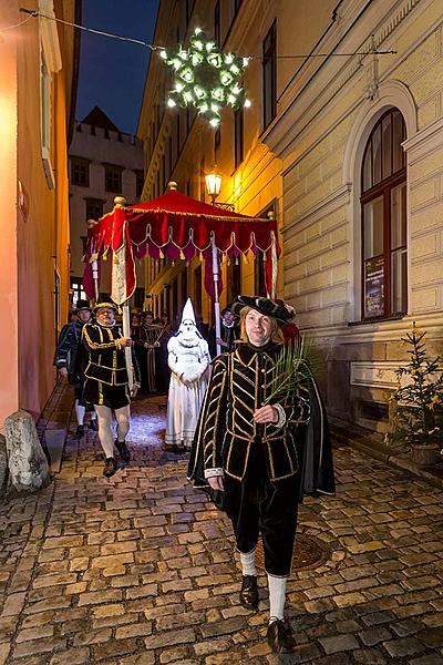 Baby Jesus Postal Office at U Zlatého Anděla and arrival of the White Lady, 9.12.2018