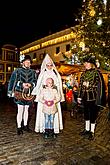 Baby Jesus Postal Office at U Zlatého Anděla and arrival of the White Lady, 9.12.2018, photo by: Lubor Mrázek