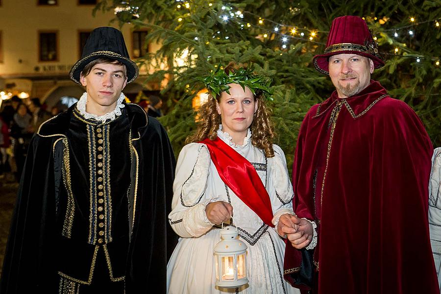 Baby Jesus Postal Office at U Zlatého Anděla and arrival of the White Lady, 9.12.2018