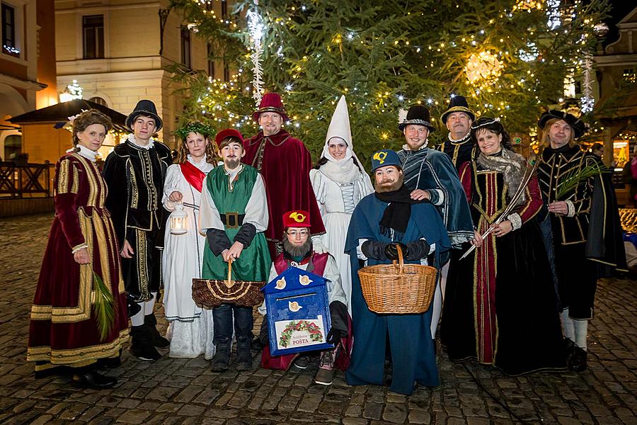 Jesuleins Postamt Zum Goldenen Engel und Ankunft der Weißen Frau, 9.12.2018