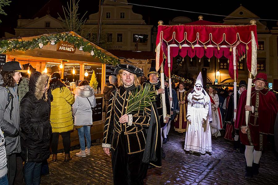 Baby Jesus Postal Office at U Zlatého Anděla and arrival of the White Lady, 9.12.2018