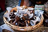 Mini-Weihnachtsmarkt im altböhmischen Stil auf dem Hauptplatz, Český Krumlov, Dezember 2018, Foto: Lubor Mrázek