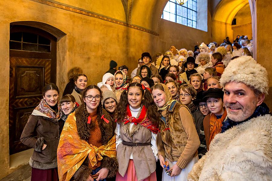 Lebende Krippe, 23.12.2018, Advent und Weihnachten in Český Krumlov