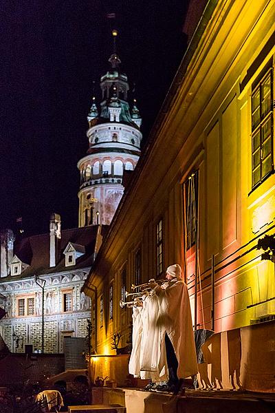 Lebende Krippe, 23.12.2018, Advent und Weihnachten in Český Krumlov