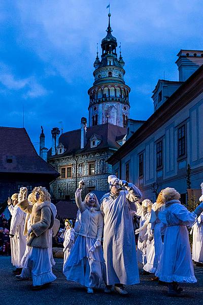 Lebende Krippe, 23.12.2018, Advent und Weihnachten in Český Krumlov