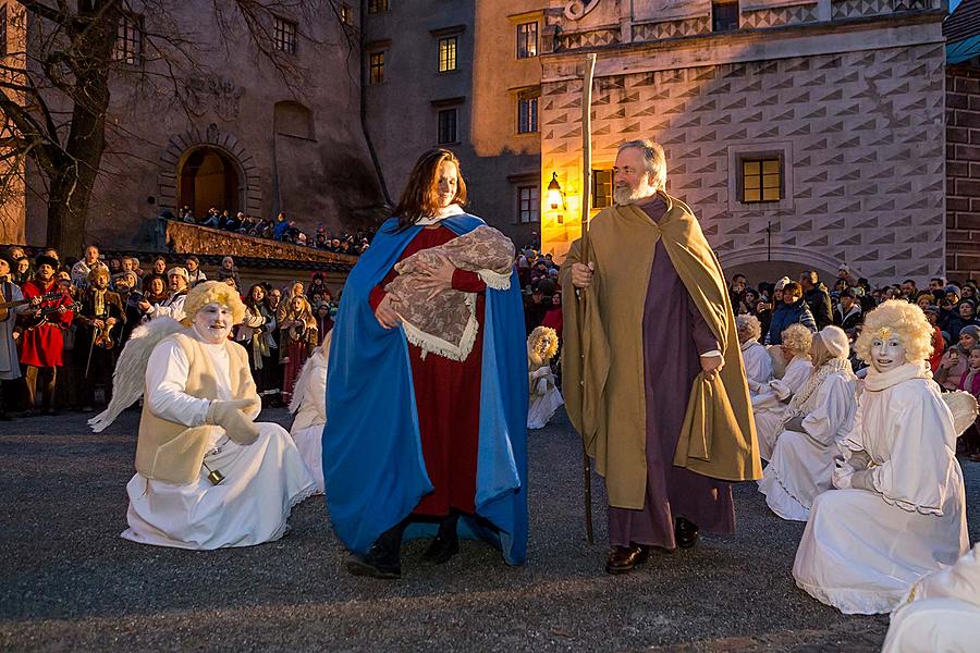 Live Nativity Scene, 23.12.2018, Advent and Christmas in Český Krumlov