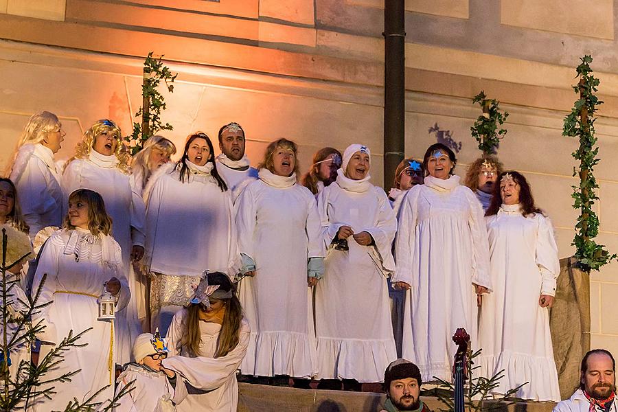 Live Nativity Scene, 23.12.2018, Advent and Christmas in Český Krumlov