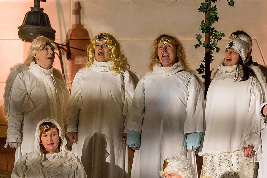 Lebende Krippe, 23.12.2018, Advent und Weihnachten in Český Krumlov