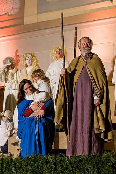 Live Nativity Scene, 23.12.2018, Advent and Christmas in Český Krumlov