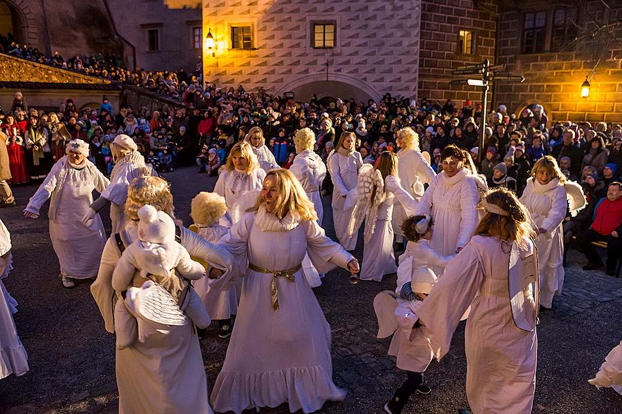 Lebende Krippe, 23.12.2018, Advent und Weihnachten in Český Krumlov