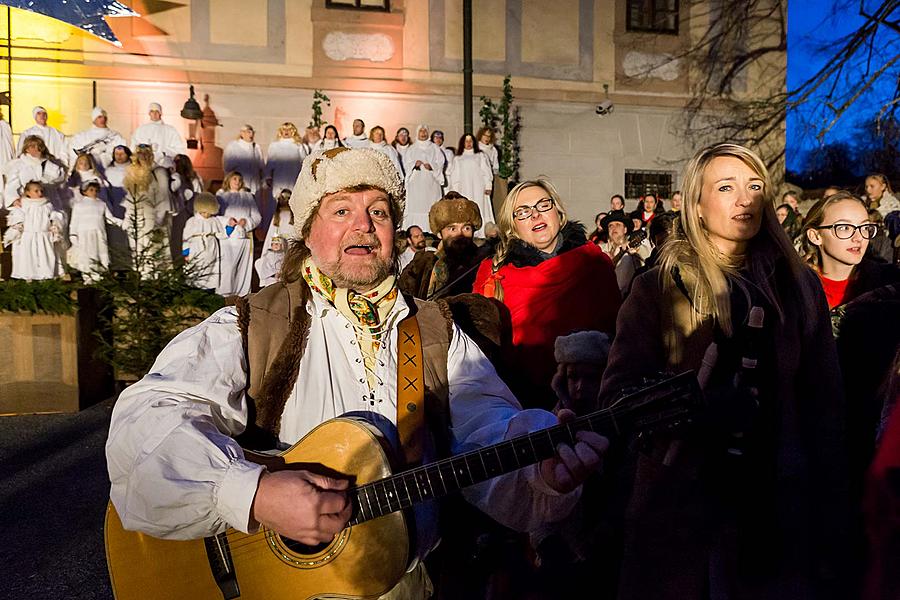 Lebende Krippe, 23.12.2018, Advent und Weihnachten in Český Krumlov