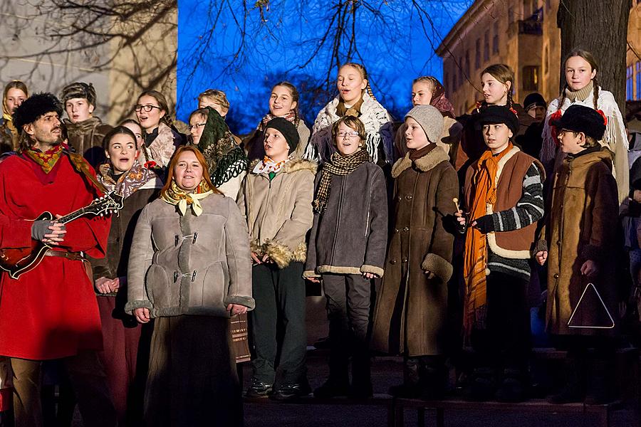 Live Nativity Scene, 23.12.2018, Advent and Christmas in Český Krumlov