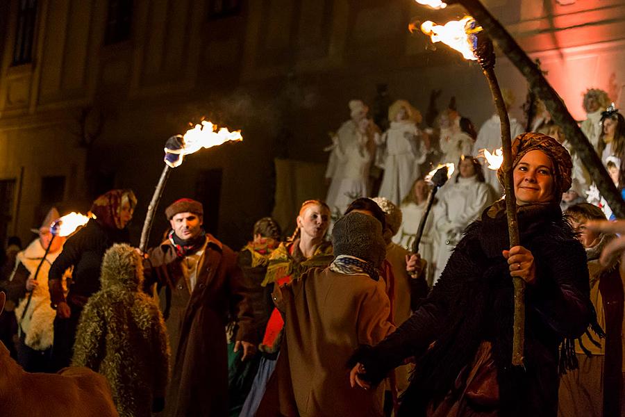 Lebende Krippe, 23.12.2018, Advent und Weihnachten in Český Krumlov