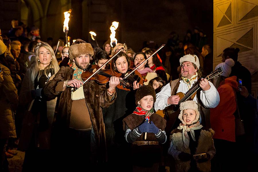 Lebende Krippe, 23.12.2018, Advent und Weihnachten in Český Krumlov