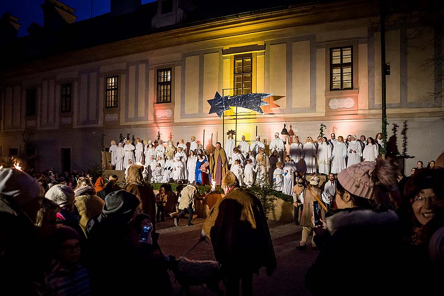 Lebende Krippe, 23.12.2018, Advent und Weihnachten in Český Krumlov