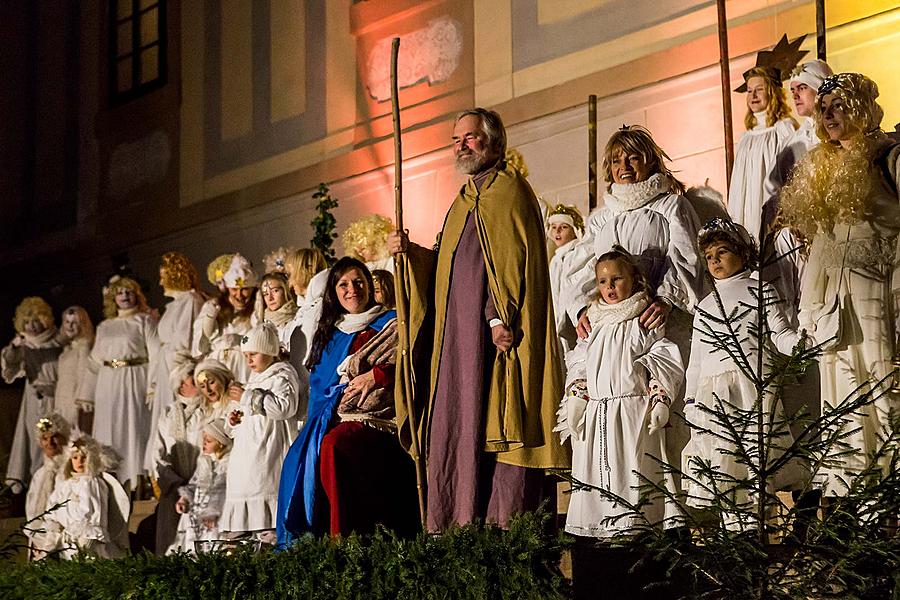 Lebende Krippe, 23.12.2018, Advent und Weihnachten in Český Krumlov