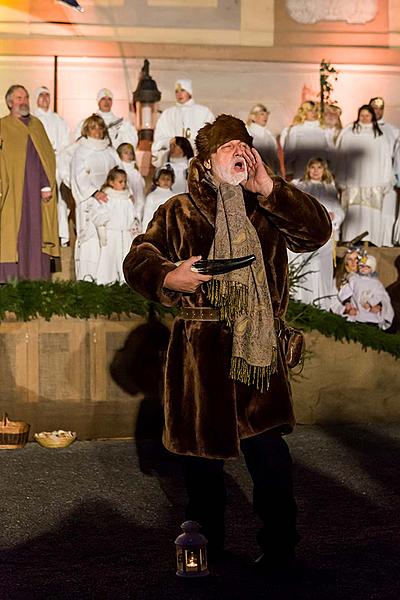 Lebende Krippe, 23.12.2018, Advent und Weihnachten in Český Krumlov