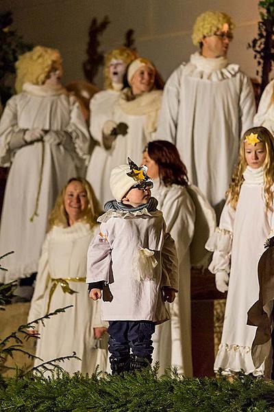 Live Nativity Scene, 23.12.2018, Advent and Christmas in Český Krumlov