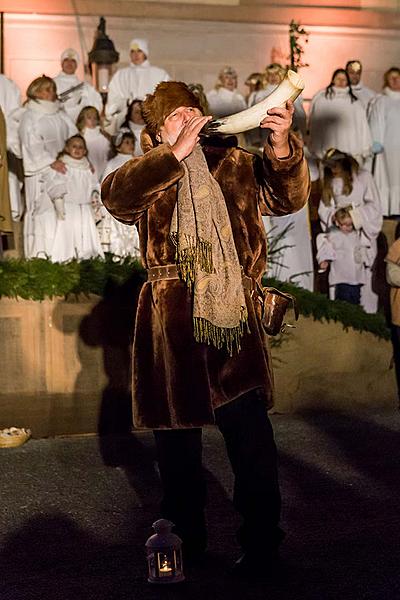 Live Nativity Scene, 23.12.2018, Advent and Christmas in Český Krumlov