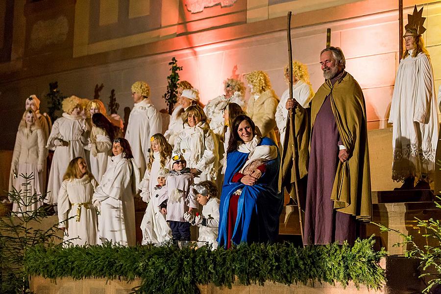 Live Nativity Scene, 23.12.2018, Advent and Christmas in Český Krumlov