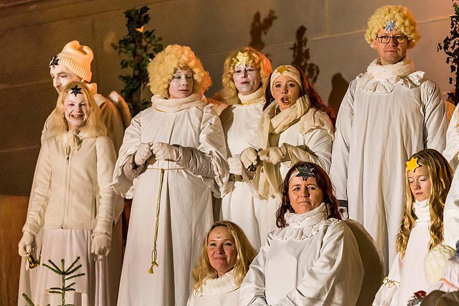 Live Nativity Scene, 23.12.2018, Advent and Christmas in Český Krumlov