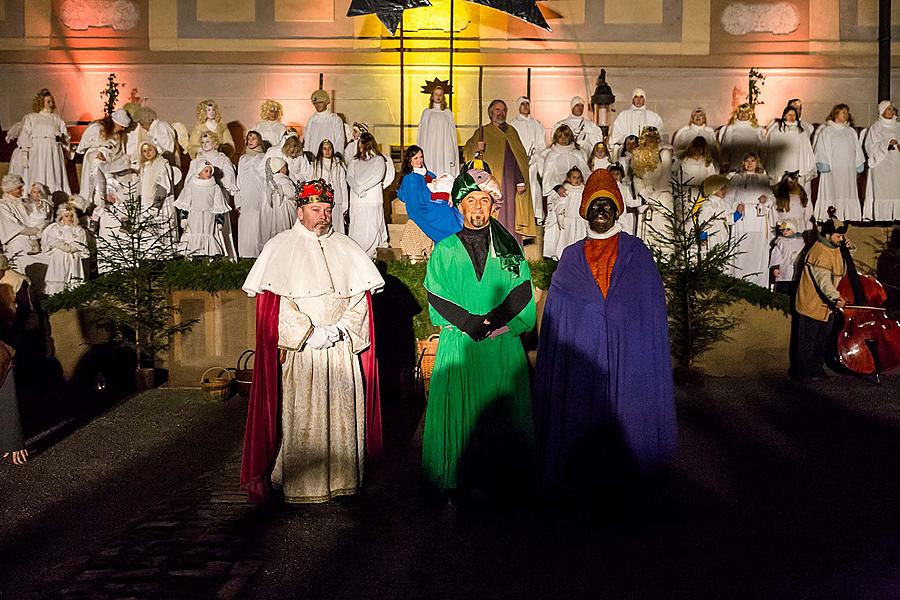 Lebende Krippe, 23.12.2018, Advent und Weihnachten in Český Krumlov