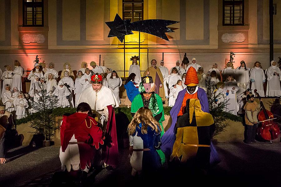 Live Nativity Scene, 23.12.2018, Advent and Christmas in Český Krumlov