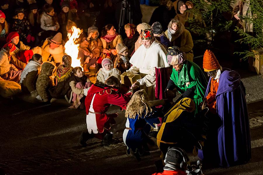 Live Nativity Scene, 23.12.2018, Advent and Christmas in Český Krumlov