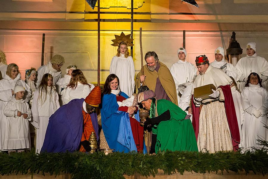 Live Nativity Scene, 23.12.2018, Advent and Christmas in Český Krumlov