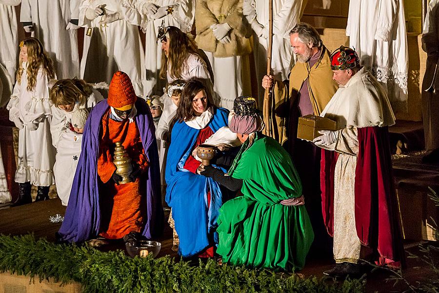 Live Nativity Scene, 23.12.2018, Advent and Christmas in Český Krumlov