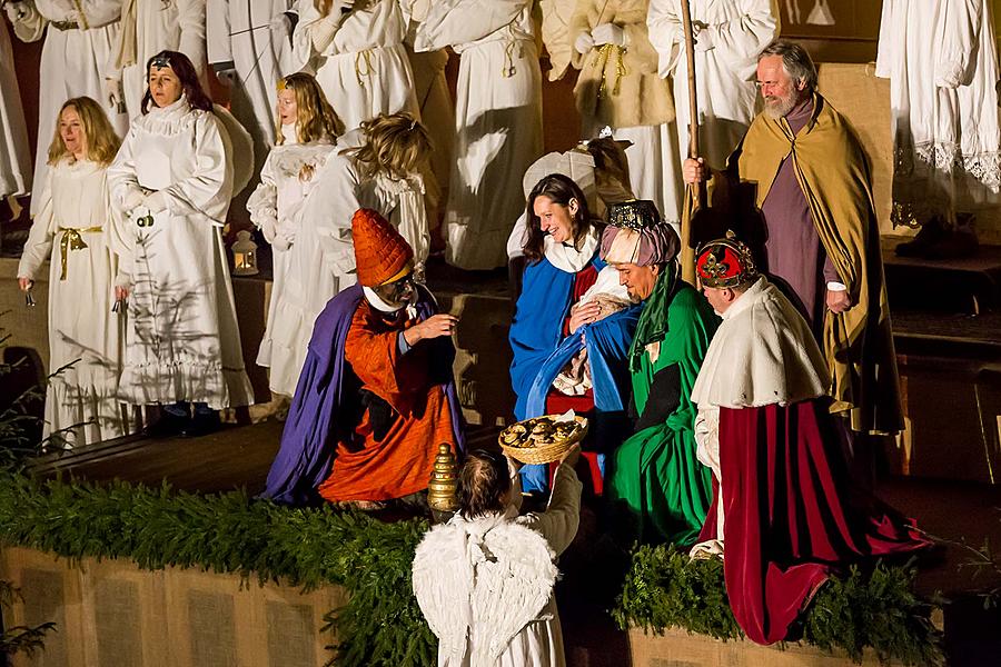 Live Nativity Scene, 23.12.2018, Advent and Christmas in Český Krumlov