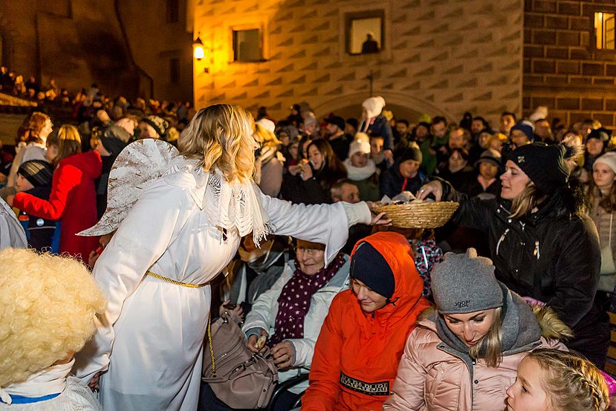 Live Nativity Scene, 23.12.2018, Advent and Christmas in Český Krumlov