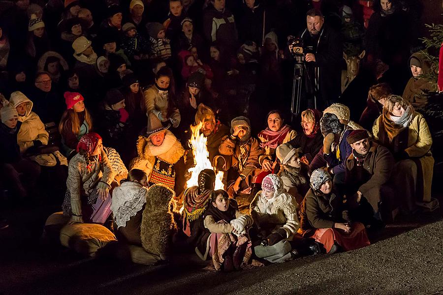 Live Nativity Scene, 23.12.2018, Advent and Christmas in Český Krumlov