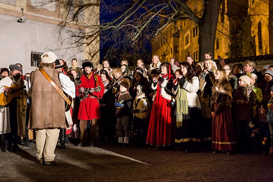 Lebende Krippe, 23.12.2018, Advent und Weihnachten in Český Krumlov