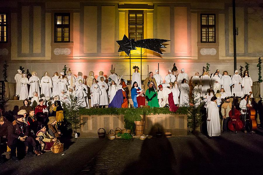 Lebende Krippe, 23.12.2018, Advent und Weihnachten in Český Krumlov