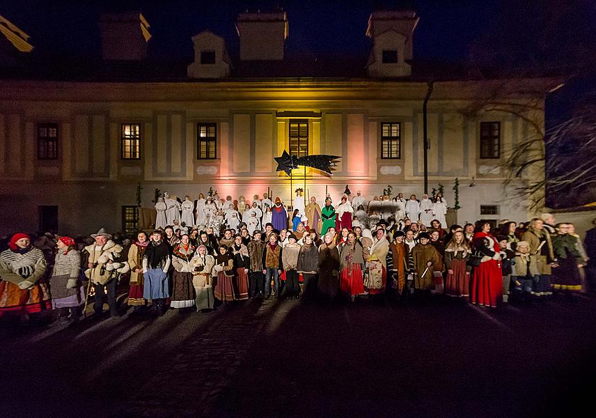 Live Nativity Scene, 23.12.2018, Advent and Christmas in Český Krumlov