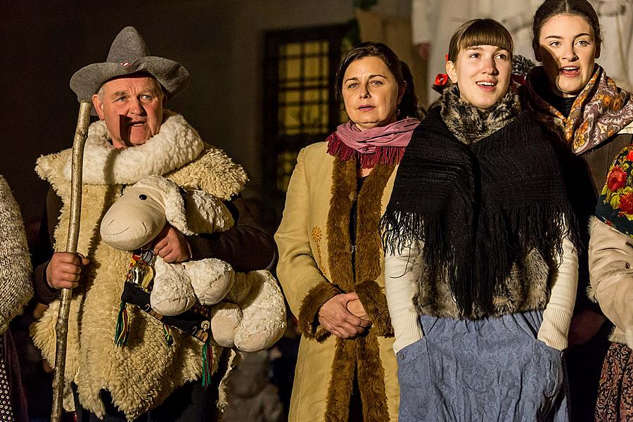 Live Nativity Scene, 23.12.2018, Advent and Christmas in Český Krumlov