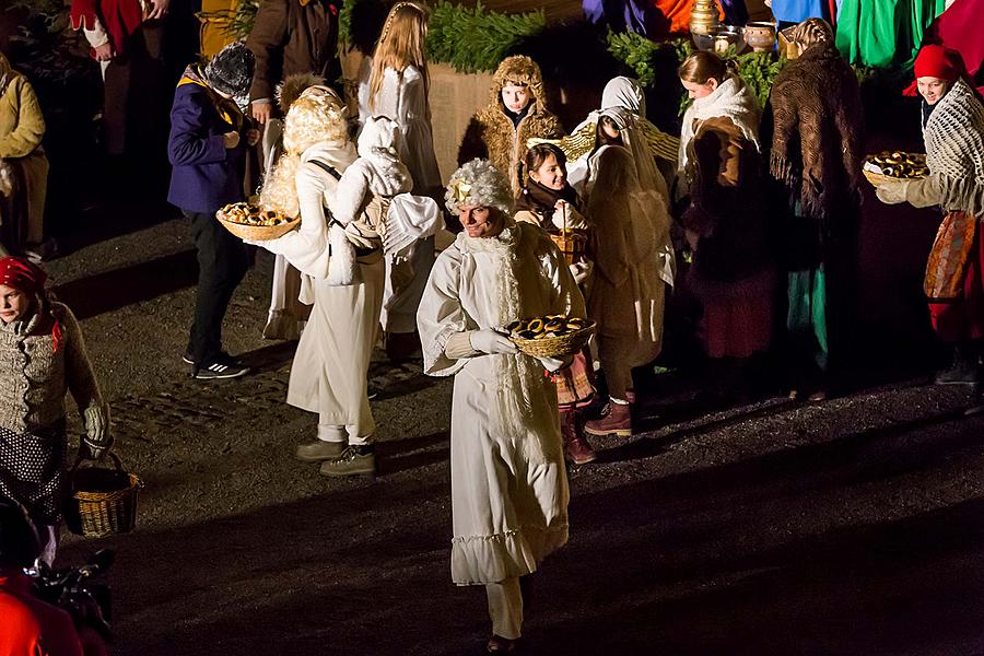 Lebende Krippe, 23.12.2018, Advent und Weihnachten in Český Krumlov