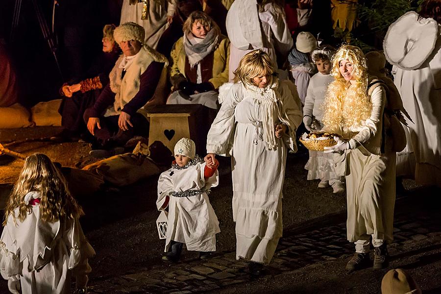 Lebende Krippe, 23.12.2018, Advent und Weihnachten in Český Krumlov