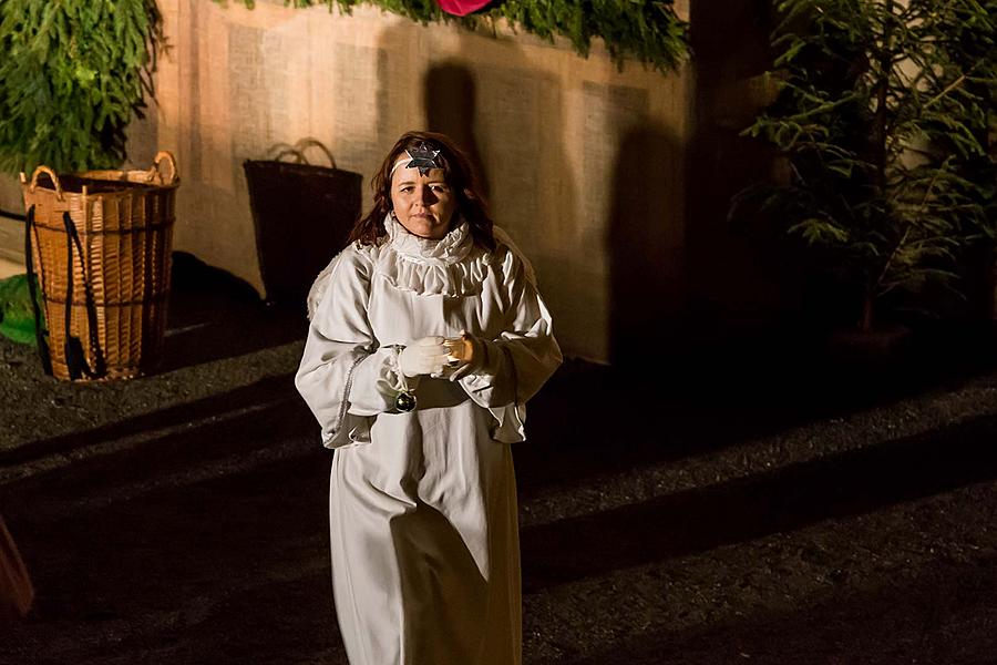 Lebende Krippe, 23.12.2018, Advent und Weihnachten in Český Krumlov